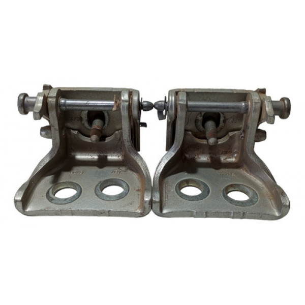 Par Dobradiça Porta Traseira Esquerda C4 Pallas 2007 A 2013