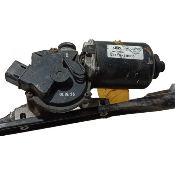 Motor Limpador Parabrisa Dianteiro Hyundai Santa Fé 2008 11