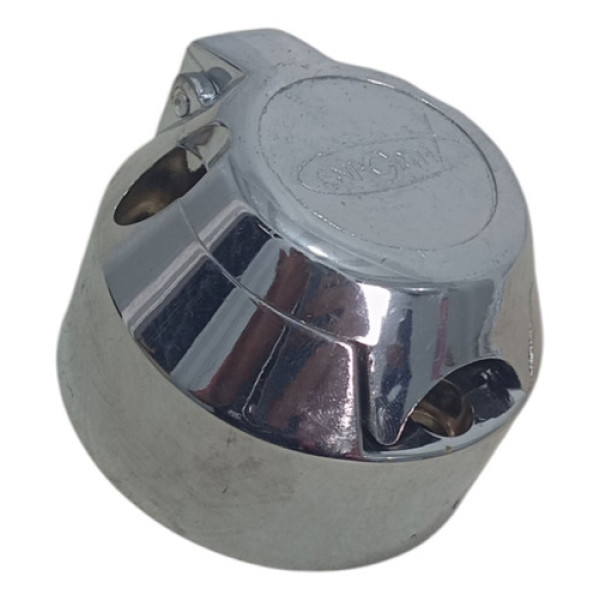 Tomada Para Engate Reboque Fêmea Cromada Seis Pólos 