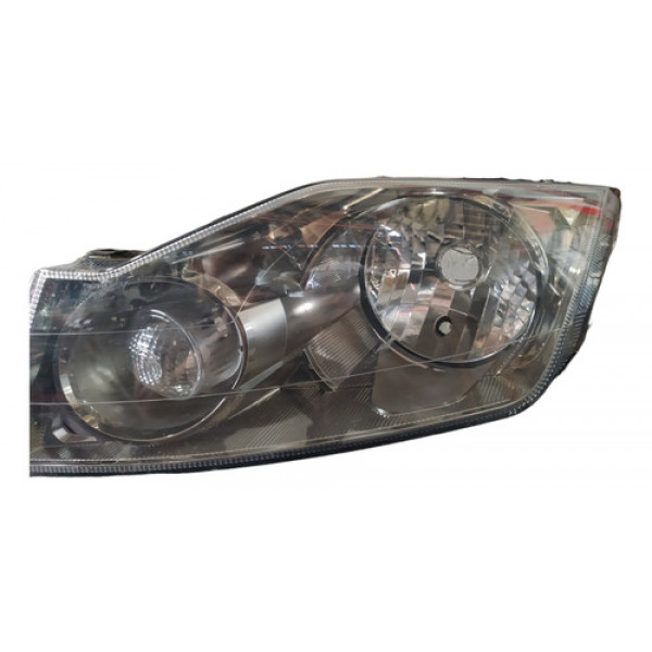 Farol Ford Ecosport Esquerdo Fume Com Detalhe