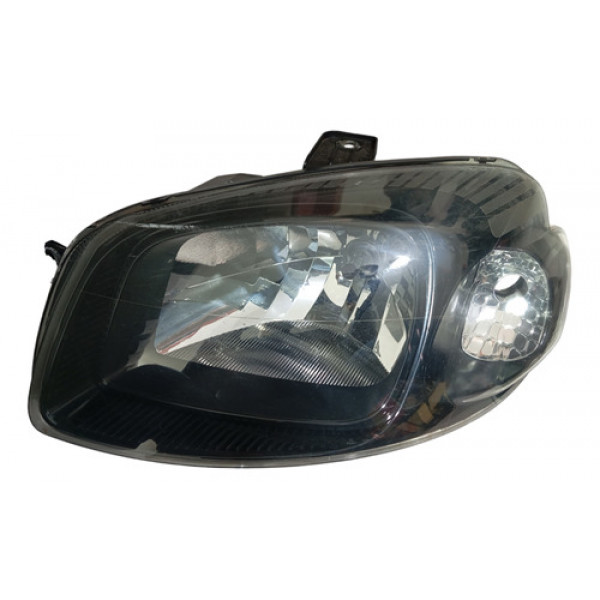 Farol Esquerdo Fiat Uno Vivace Máscara Negra 