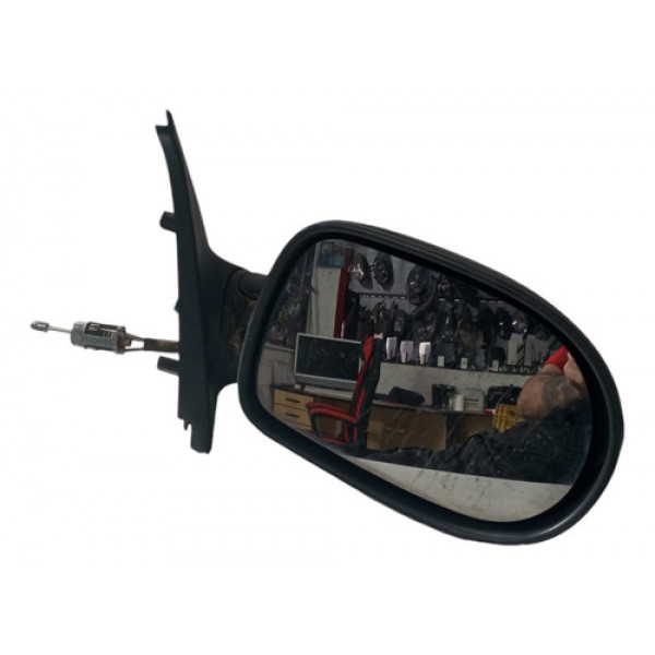 Retrovisor Manual Direito Strada 2014 A 2020 Com Detalhe 