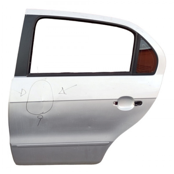 Porta Traseira Esquerda Gol Voyage G5 G6 G7 G8 Com Detalhe 