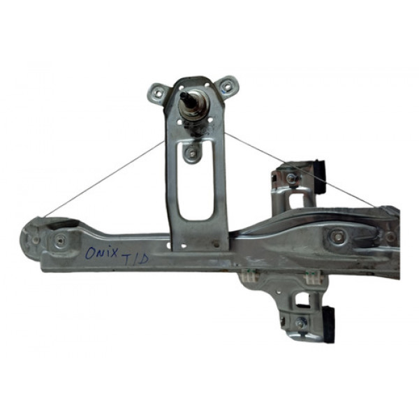 Máquina Vidro Traseiro Direito Chevrolet Onix 