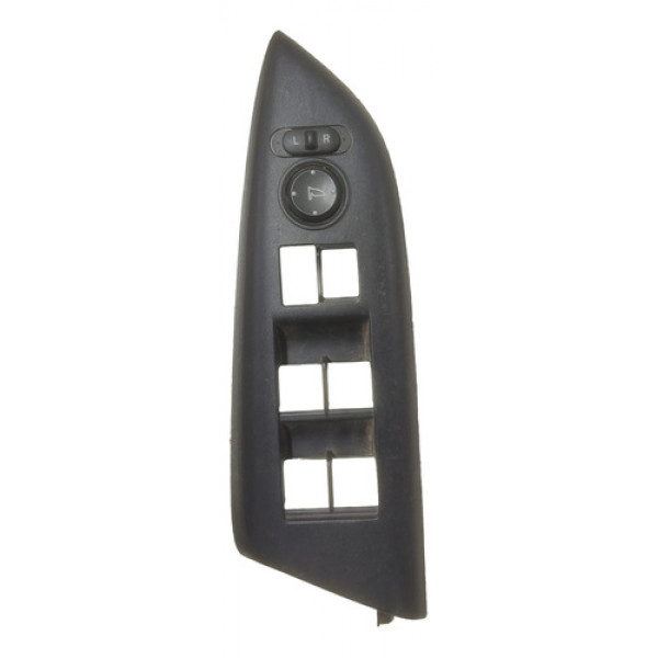 Capa Moldura Botão Vidro Elétrico Fit Dianteira Esquerda 