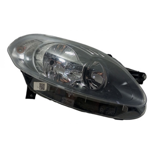 Farol Direito Palio Attractive 2012 A 2016 Mascara Negra 