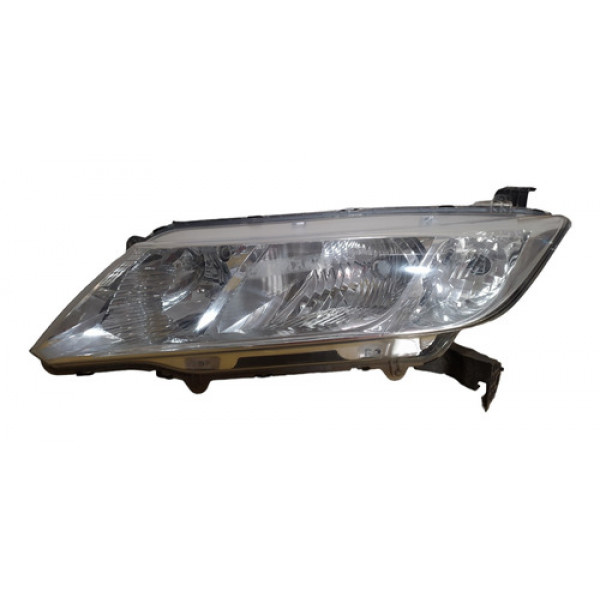 Farol Honda City 2014 Lado Esquerdo Com Detalhe 